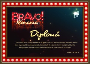 BRAVO ROMANIA diploma monica 2  
