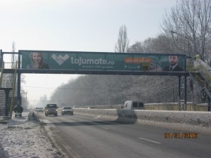 Banner La Jumate Pasarela Otopeni, spre Bucuresti (1)  